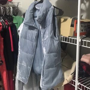 Ann Taylor Loft light blue vest